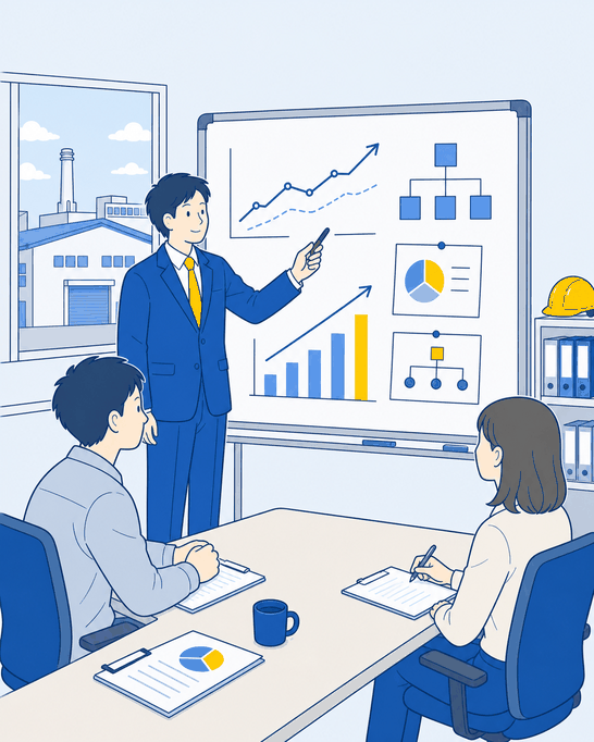 幹部・社員ヒアリングの様子